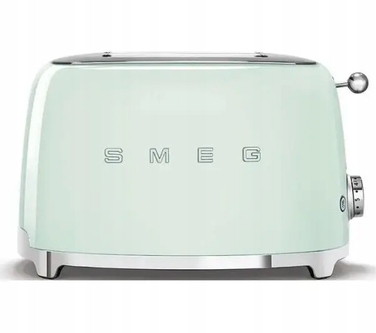 Тостер Smeg 50's Style TSF01PGEU на 2 скибки, пастельний зелений