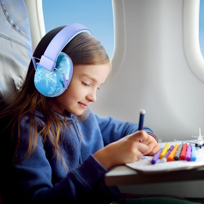 Навушники для захисту від шуму ProCase для дітей, NRR 24dB, складаються, регульовані, з захистом від шуму (Frozen)