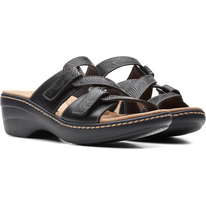 Босоніжки Clarks Merliah Karli Keilsandale жіночі, чорні, 39.5 EU
