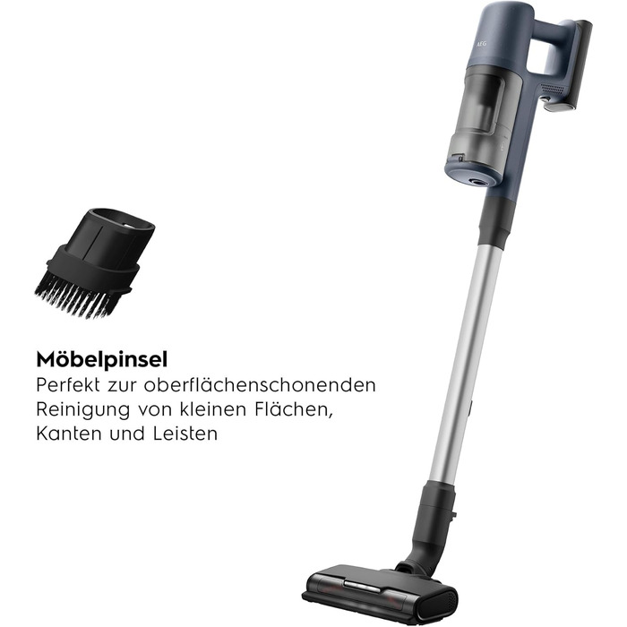 AEG 6000 Cordless Vacuum Cleaner / 103,000 RPM / 175,000 dPa / Digital Motor / Cordless / Up to 99% Dust Pickup / 40 min Run Time / Easy Handling / Removable 21.6 V Battery / Lightweight / AP61CB21DB
