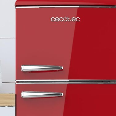 Холодильник Cecotec Bolero CoolMarket 2D Origin 86 Green 86л ретро, висота 89.3 см, клас E