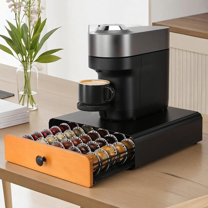 Тримач для капсул VertuoLine Kaffee Kaffee на 40 капсул, металевий, чорний