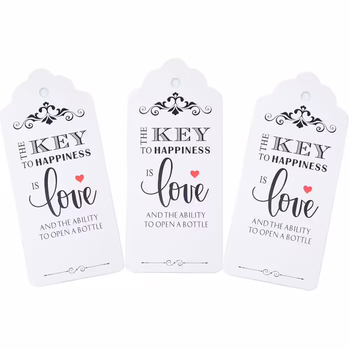 Makhry 50-Piece Skeleton Bottle Opener Wedding Bottle Opener Wedding Key Souvenir Gift Set Gift Set with Box, Band, Label (Antique Copper)