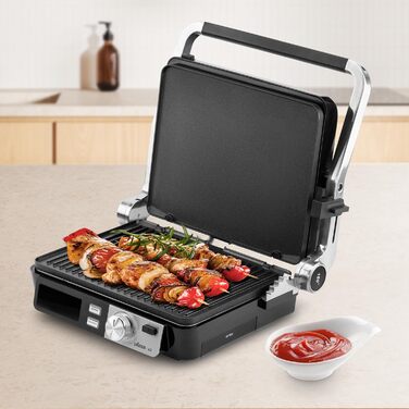 Ufesa Everest Electric Hot Plate with Touch Screen - 5 Presets, Timer & Adjustable Temperature