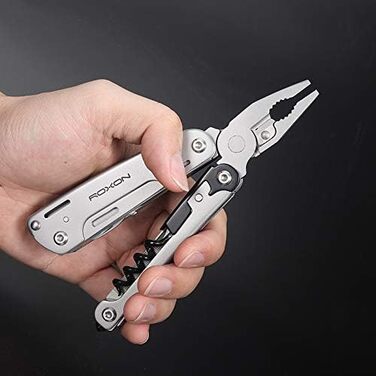 Roxon Storm 16-in-1 Multifunction Tool - Unisex Adult Silver Multitool - S801