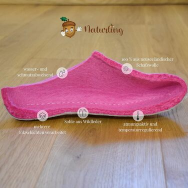 В'язані домашні тапочки для жінок - зручні та теплі, з шкіряною підошвою, 100% вовна, ручної роботи, сірі, розмір 38 EU