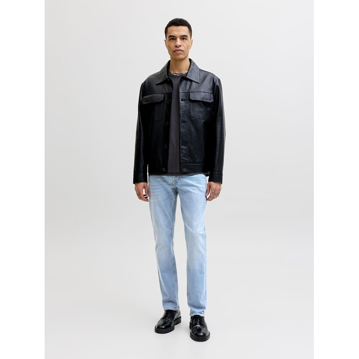 Джинси чоловічі JACK & JONES Slim Fit JJIGLENN Original SQ 330 NOOS сині, розмір 32W/32L