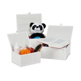 Relaxdays Storage Baskets - Set of 3