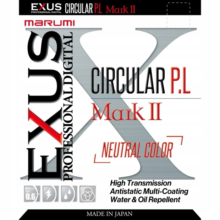 Поляризаційний фільтр MARUMI EXUS Mark II Circular P.L 72мм