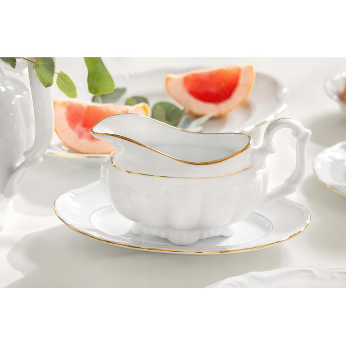 Обідній сервіс на 6 осіб, порцеляна Maria Teresa Konsimo, 12/44 елементи