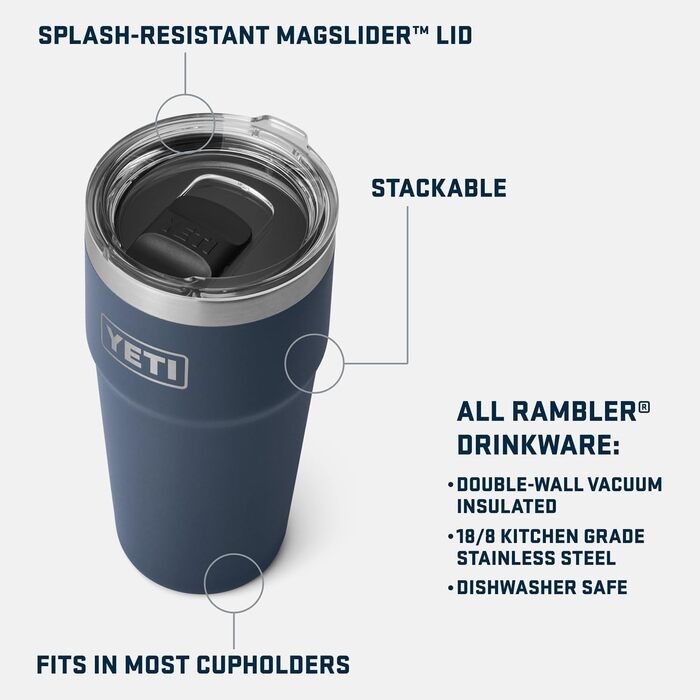 Термос YETI Rambler 20 oz (591 мл) з кришкою MagSlider, Key Lime