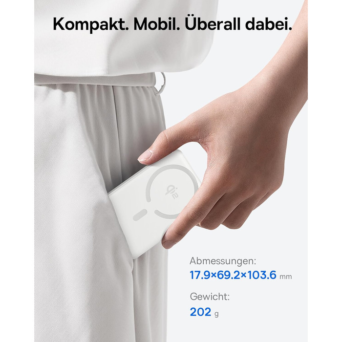 Power Bank Baseus EnerFill MagSafe 10000mAh з PD 22.5W та бездротовою зарядкою 15W для iPhone