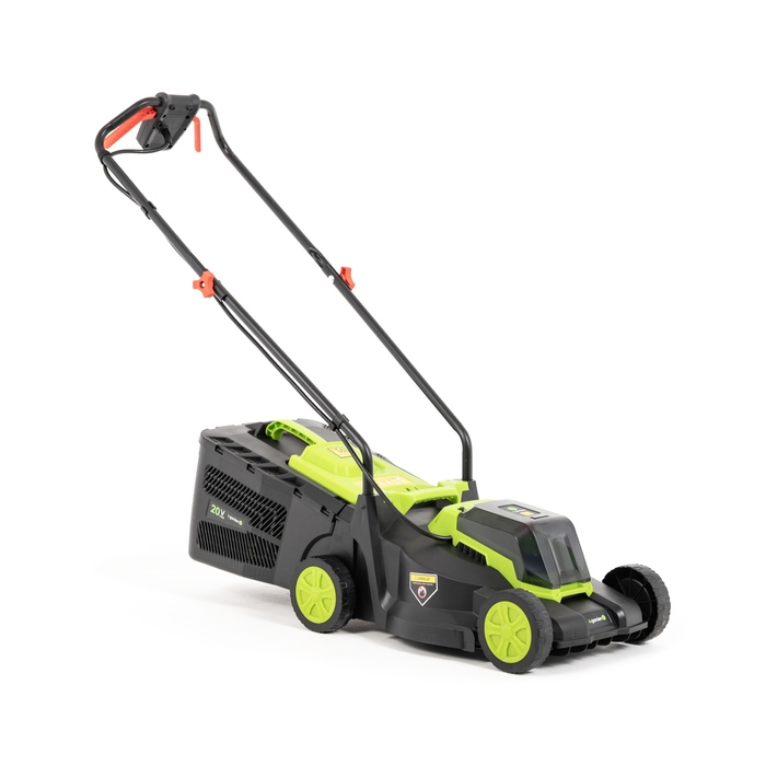Акумуляторна газонокосарка 4Garden AM3221S 20V 4Ah, ширина зрізу 32 см, з травозбірником 25 л