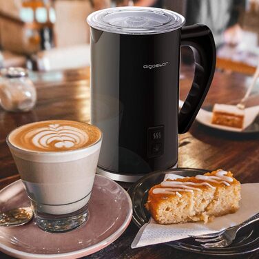 Електричний піноутворювач для молока Aigostar 500W, 240ml - 3 режими, для капучино, лате, мокко, макіато, гарячого шоколаду