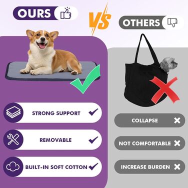 Pawaboo Сумка-переноска для собак і котів, блакитна, до 5 кг