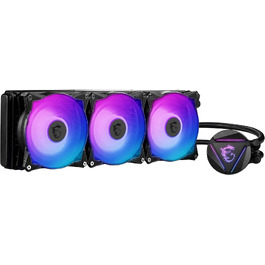 MSI MAG CoreLiquid 360R V2 - Система водяного охолодження CPU з RGB, для AMD та Intel, 360 мм
