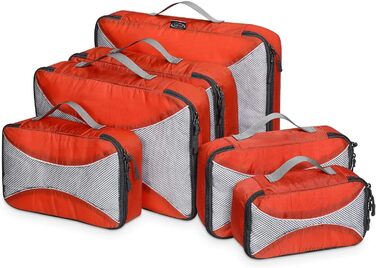 Органайзери для валізи G4Free (3/6/7 шт.) - Набір для подорожей, Організація багажу (Помаранчевий)