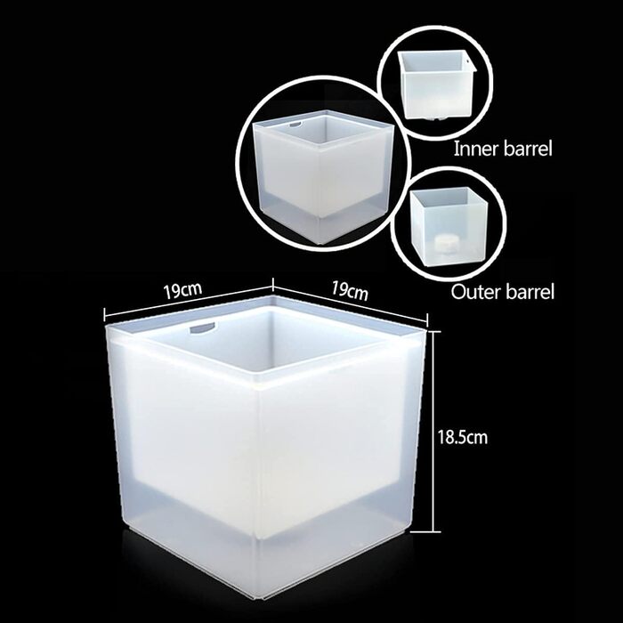 3.5L Ice Bucket LED, Colorful LED Ice Bucket for Bottles, Ice Bucket with Automatic Color Changing, For Parties, Homes, Bars, Clubs, Theme Restaurants, Can Freeze Red Wine, Juice, Beer