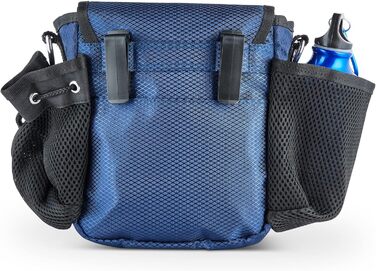 Сумка для собак, стильна, водонепроникна, з органайзером для ласощів та відходів (Блакитна)