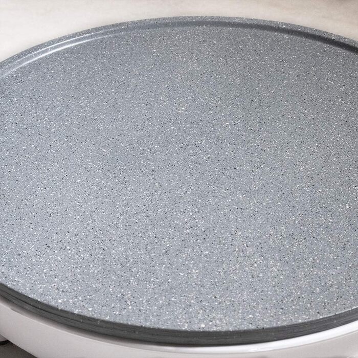 Млинниця Cecotec Crepe Fun CrepeStone Twin 1200 Вт, антипригарна поверхня з екологічного каменю, реверсивна плита для приготування млинців або 4 панкейків, 1000 Вт, Rockstone