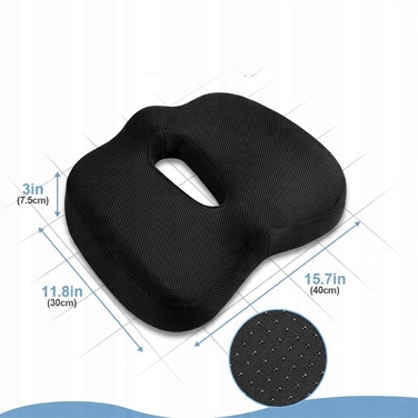 Подушка на сидіння автомобіля з ефектом пам'яті (Memory Foam) для водія