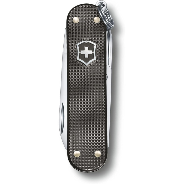 Нож VICTORINOX Classic SD Alox Limited Edition 2022, 5 функцій, Swiss Made, мультитул з ножицями, сірий, у подарунковій коробці