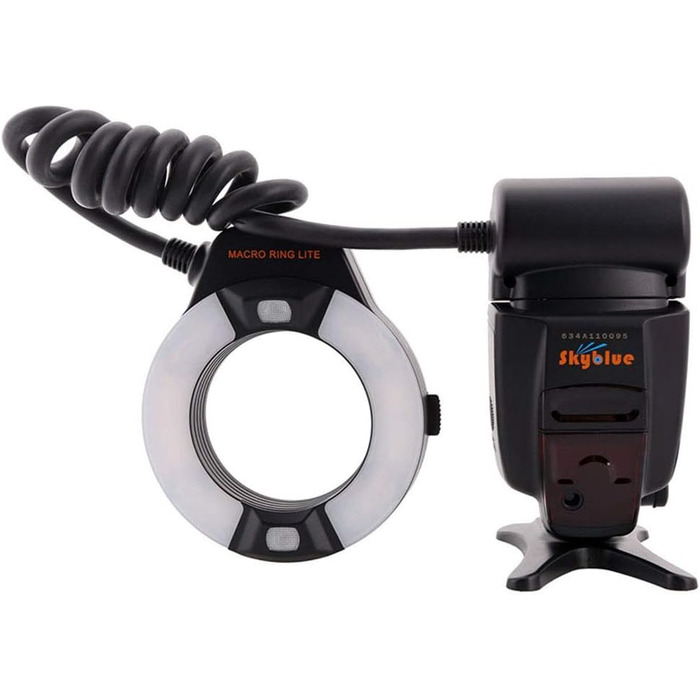 Meike MK-14EXT LED E-TTL кільцева спалах для Canon - 8 адаптерних кілець