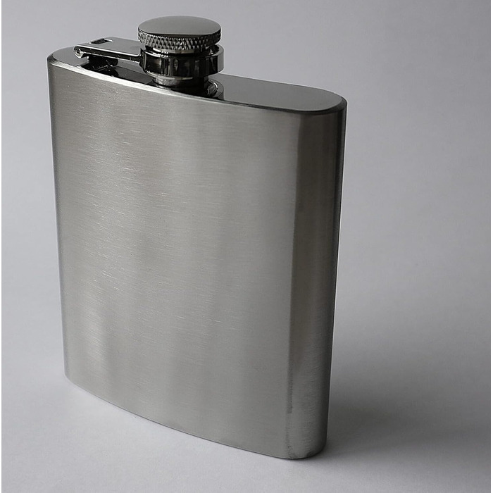 Набір фляга з воронкою та 4 шт. склянок для шнапсу об'ємом 3cl – подарункова коробка, фляга 7 oz (207ml)