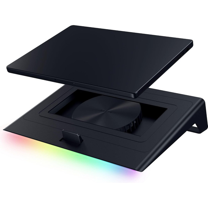 Підставка для ноутбука Razer Adjustable - Регульована, з охолодженням, для ноутбуків до 18 дюймів (регулювання висоти та кута нахилу, міцний алюміній, вентиляційне охолодження)