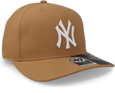 Кепка бейсбольна 47 MLB Cold Zone Snapback Camel (31) з вигнутим козирком та логотипом команди