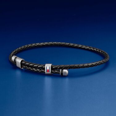 Браслет чоловічий шкіряний Tommy Hilfiger чорний 2790224