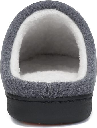 Тапочки жіночі Mishansha Herren теплі зимові з меморі-піною та плюшем, антиковзкі, розмір 36-48, срібні