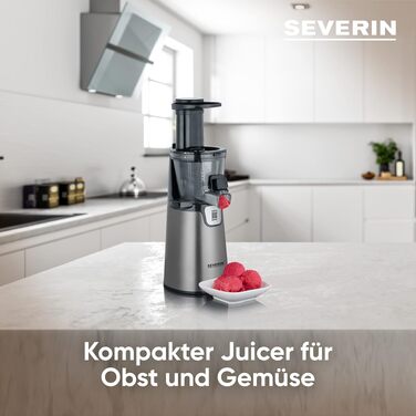 Електрична повільна соковижималка Severin для овочів та фруктів, Slow Juicer, 1.0 л
