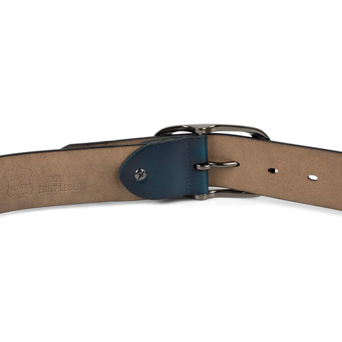 Чоловічий/Жіночий шкіряний ремінь styleBREAKER 3.7 см | Яловичина | Срібляста пряжка | Елегантний ремінь для костюма та джинсів | Регульована довжина 80 см, бежевий