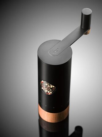 AdHoc PowerMill MP53 - млин для перцю та солі з керамічним механізмом, нержавіюча сталь і дерево