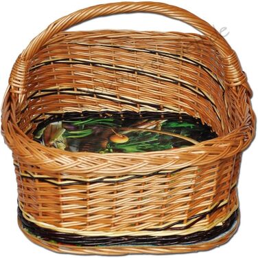 Handmade Willow Tray with Handle – Tray Basket, Basket Tray, Willow Serving Tray – Stable and Sustainable KW