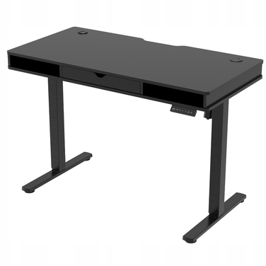 Прямокутний письмовий стіл Spacetronik 120 x 60 x 120 см, чорний