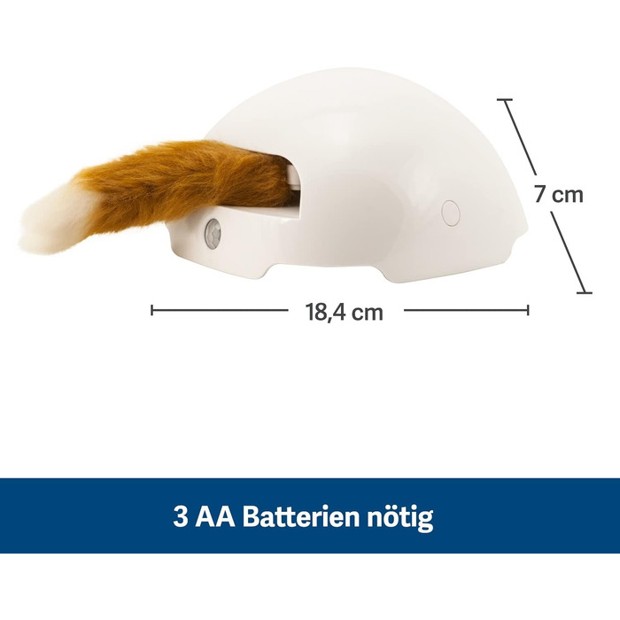 PetSafe Cat Toy, Interactive Engagement Toy with Timer, 3 AA Batteries Required (Den)