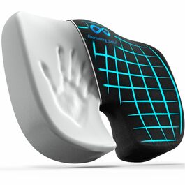Подушка для сидіння Everlasting Comfort: ергономічна, з Memory Foam для офісу, авто та дому. Підходить для офісного крісла та автосидіння. Зручна, знімний водонепроникний чохол, нековзна основа. Чорна.