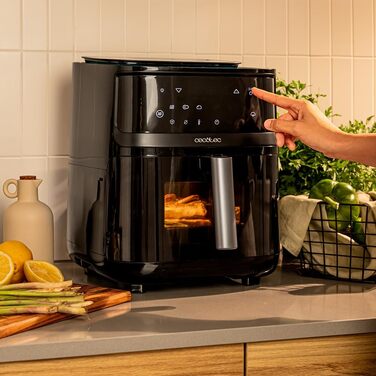 Фритюрниця Cecotec Cecofry Absolute 7600 7.6л, 2000 Вт, Цифрова, PerfectCook, Регулювання температури та часу, Touch-панель, 8 режимів, Захист від перегріву