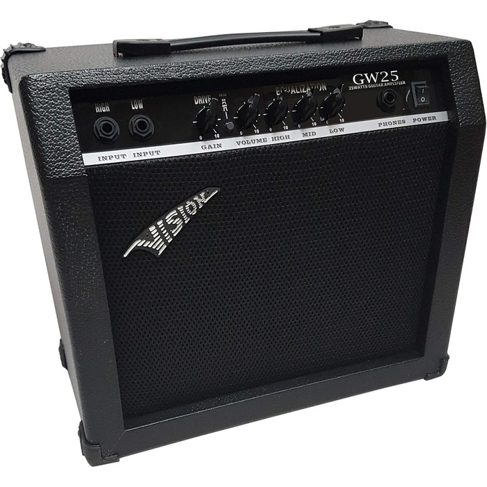 Набір електрогітари Heavy Metal - чорний, підсилювач 45W, сумка, ремінь, 3 медіатори, тюнер, 2 хамбакери