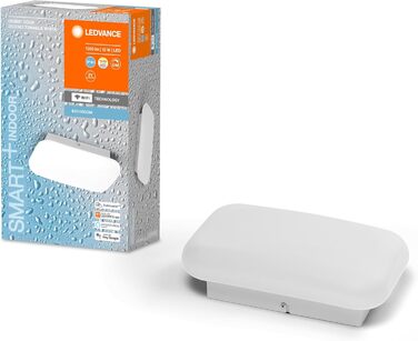 LEDVANCE Smart LED Bathroom Lamp white, 1200LM, 3000-6500K, 300mm x 70mm, IP44, Orbis Bath Bathroom Light with Wifi Technology, dimmable, controllable via App and Voice Assistants (White, 28 x 10 cm, Aqua)