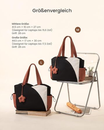 Сумка LOVEVOOK Shopper для жінок, велика сумка-тоут для ноутбука 15.6