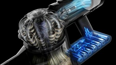 Бездротовий пилосос Dyson V8 Cyclone: потужність 130 AW, до 40 хв роботи, технологія Motorbar проти заплутування волосся, видаляє шерсть тварин, для підлоги та рук