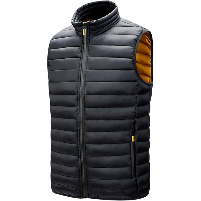 Чоловіча степна жилетка Weste: тепла зимова жилетка для чоловіків, великі розміри, чорний (XL)