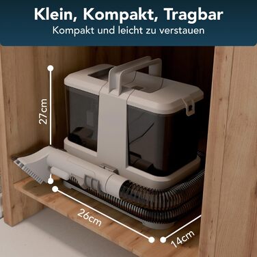 Портативний мийник для м'яких меблів та килимів – мийний пилосос для килимів, м'яких меблів, автосидінь та диванів