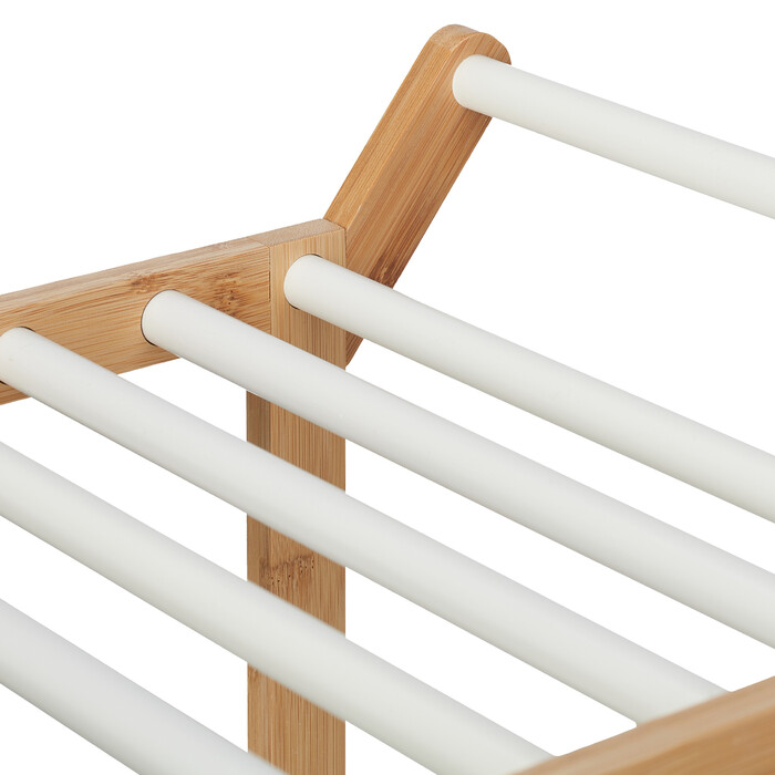 Relaxdays Bathroom Shelf with Towel Holder
