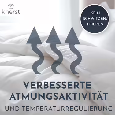 KNERST Summer Quilt 155x220 cm Made in Germany - Summer Down Quilt 155x220 - soft Bedspread 155x220 - Summer Bedspread with Ökotex & Downpass Certification - Down Bedspread with Down & Feathers