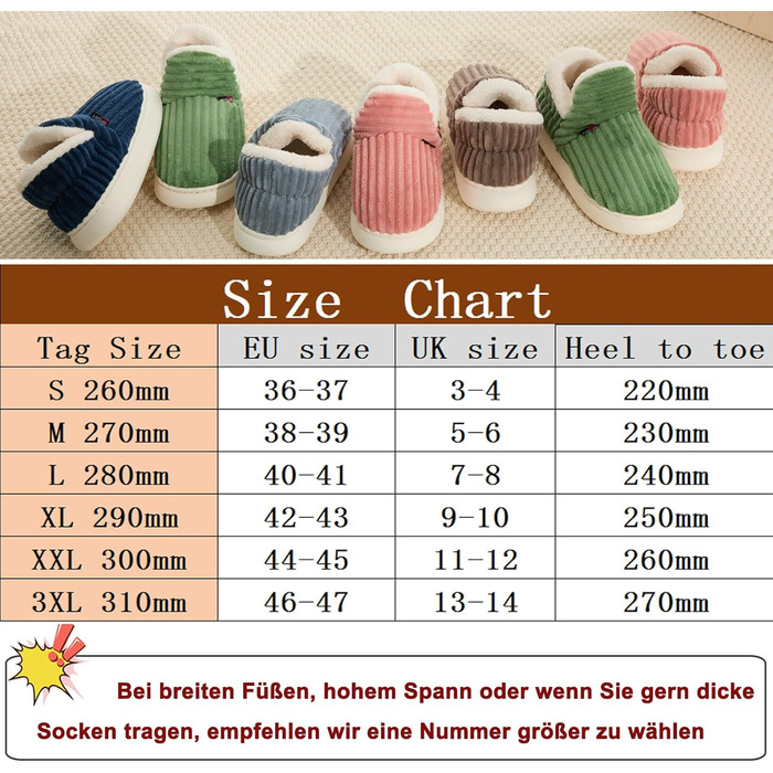 Тапочки жіночі зимові теплі з піною з пам'яті, чоловічі, з м'якого корду, повністю пухнасті, м'які, закриті, бавовняні, з антиковзким покриттям, зручні для дому та вулиці, 38/39 EU, рожеві