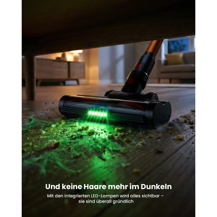 Бездротовий акумуляторний пилосос 600W з потужністю всмоктування 50KPA, 70 хвилин роботи, самостійна парковка, антизаплутана щітка та LED-дисплей, 8-ступенева фільтрація, кріплення на стіну, для шерсті тварин/килимів/твердих поверхонь/автомобіля (фіолетов